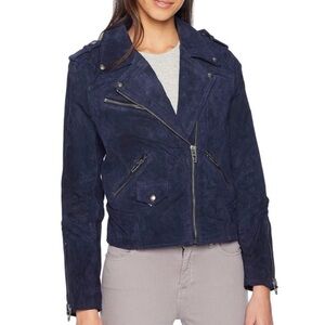 NWT Silent by Blank NYC Suede Leather Moto Jacket